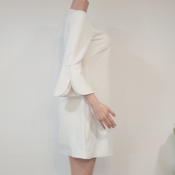 WHBM Petal-Sleeve Shift Mini Dress Size 4 - Picture 13 of 15